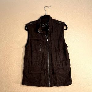 Cinch waist vest by Lucky Brand